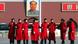 China Volkskongress in Peking Mao und Frauen China Volkskongress in Peking Mao und Frauen
