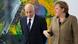 Bundeskanzlerin Angela Merkel (CDU) steht am Dienstag (14.02.2012) in Berlin neben dem Generalsekretär der Arabischen Liga, Nabil al-Arabi. Merkel war mit Nabil al-Arabi zu bilateralen Gesprächen im Kanzleramt zusammengetroffen, um über die Lage im Nahen Osten zu sprechen. Foto: Michael Kappeler dpa/lbn Bundeskanzlerin Angela Merkel (CDU) steht am Dienstag (14.02.2012) in Berlin neben dem Generalsekretär der Arabischen Liga, Nabil al-Arabi. Merkel war mit Nabil al-Arabi zu bilateralen Gesprächen im Kanzleramt zusammengetroffen, um über die Lage im Nahen Osten zu sprechen. Foto: Michael Kappeler dpa/lbn