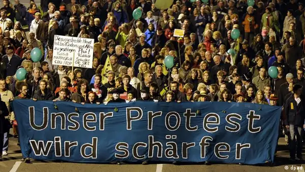 FRIP Protestfahne Gegen Stuttgart 21 - 1,5x0,9 M, Polyester, 2 Ösen