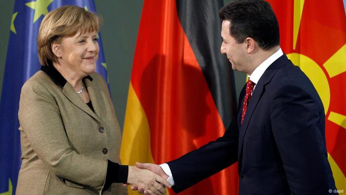 Ангела Меркел Никола Груевски Македонија Германија
