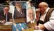 A man drinks beer next to photos of CSU political leaders A man drinks beer next to photos of CSU political leaders