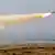 An Iranian missile is launched during Iranian naval maneuvers dubbed Velayat 90 on the Sea of Oman, Iran on January 02, 2012. Photo by Imago/Unimedia/ABACAUSA.COM