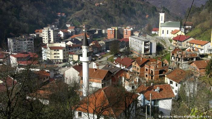 Srebrenica Stadt Bosnien Herzegowina