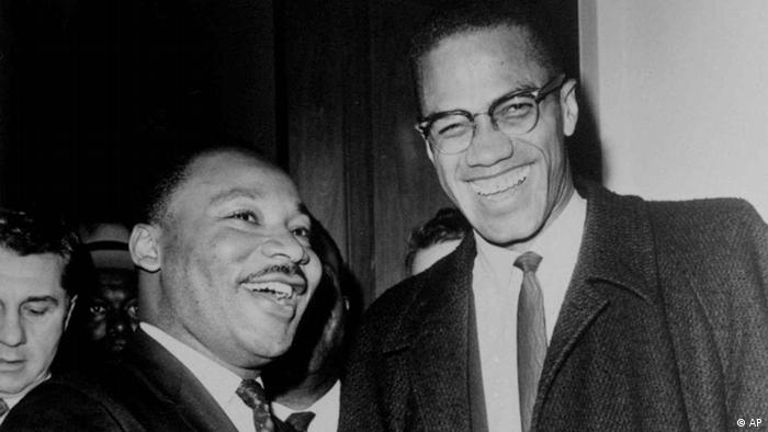 Martin Luther King and Malcolm X, Copyright: APPhoto/Henry Griffin, File
