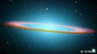 BdT: Die Sombrero Gallaxy aufgenommen von dem Hubble Space Teleskop