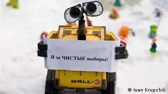 Nanoprotest - Spielzeugdemonstration in Russland