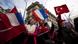 Franco-Turkish demonstrators wave French and Turkish flags as they protest against a senate vote on a bill making it illegal to deny that the killing of Armenians by Ottoman Turks nearly a century ago was a genocide, near the French Senate in Paris, France, 23 January 2012. The French government on 23 Janaury appealed for restraint following fresh threats from Turkey of reprisals if the Senate in Paris passes a bill making it a crime to deny that Armenians suffered 'genocide' at the hands of Ottoman Turks. The Senate is scheduled to begin debating the bill in the mid-afternoon (1400 GMT) and hold a vote in the early evening. EPA/IAN LANGSDON Franco-Turkish demonstrators wave French and Turkish flags as they protest against a senate vote on a bill making it illegal to deny that the killing of Armenians by Ottoman Turks nearly a century ago was a genocide, near the French Senate in Paris, France, 23 January 2012. The French government on 23 Janaury appealed for restraint following fresh threats from Turkey of reprisals if the Senate in Paris passes a bill making it a crime to deny that Armenians suffered 'genocide' at the hands of Ottoman Turks. The Senate is scheduled to begin debating the bill in the mid-afternoon (1400 GMT) and hold a vote in the early evening. EPA/IAN LANGSDON