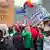 Demonstration in Brüssel für Arbeit und soziale Gerechtigket (Foto: AP/dapd)