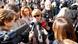 Survivor Patrizia Bagnasco (C) talks to journalists as she arrives at Moderno Theatre for the opening pre-trial hearing for the cruise liner Costa Concordia disaster in Grosseto March 3, 2012. Legal teams and relatives of victims of the capsized Costa Concordia began arriving at the theatre in the Tuscan town of Grosseto on Saturday, where the pre-trial hearing will begin to investigate the tragedy. Prosecutors have accused captain Francesco Schettino of causing the accident by sailing the multi-storey Costa Concordia too close to the Mediterranean island of Giglio in January, where it was torn open by rocks. He is accused of a string of charges including multiple manslaughter and abandoning ship before the evacuation of more than 4,200 passengers and crew. REUTERS/Giampiero Sposito (ITALY - Tags: MARITIME DISASTER MEDIA CRIME LAW) Survivor Patrizia Bagnasco (C) talks to journalists as she arrives at Moderno Theatre for the opening pre-trial hearing for the cruise liner Costa Concordia disaster in Grosseto March 3, 2012. Legal teams and relatives of victims of the capsized Costa Concordia began arriving at the theatre in the Tuscan town of Grosseto on Saturday, where the pre-trial hearing will begin to investigate the tragedy. Prosecutors have accused captain Francesco Schettino of causing the accident by sailing the multi-storey Costa Concordia too close to the Mediterranean island of Giglio in January, where it was torn open by rocks. He is accused of a string of charges including multiple manslaughter and abandoning ship before the evacuation of more than 4,200 passengers and crew. REUTERS/Giampiero Sposito (ITALY - Tags: MARITIME DISASTER MEDIA CRIME LAW)