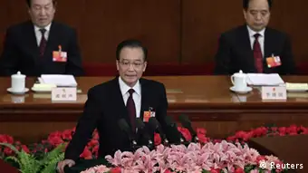 Wen Jiabao, Eröfnung des Chinesischen Volkskongresses in Peking