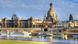 Die wieder aufgebaute Frauenkirche in Dresden mit Blick auf das Elbufer und die Altstadt Die wieder aufgebaute Frauenkirche in Dresden mit Blick auf das Elbufer und die Altstadt