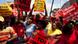 Workers striking in South Africa Workers striking in South Africa