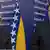Brüssel, Europäische Kommission, Der Vorsitzender des Ministerrat des Bosnien und Herzegowina Vjekoslav Bevanda (links) mit EU Erweiterungskommissar Stefan Fühle am 9. März 2012 in Brüssel. Copyright: DW/Marina Maksimovic 09.03.2012, Brüssel