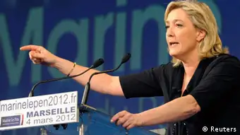 La candidate à la présidentielle Marine le Pen a modernnisé l'image du FN