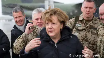 Angela Merkel in Afghanistan