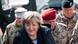 Angela Merkel à la base de Mazar-e-Charif Angela Merkel à la base de Mazar-e-Charif
