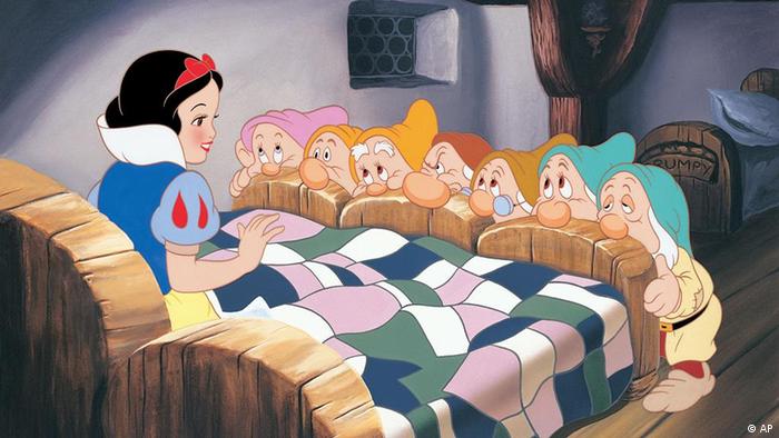 A scene from 'Snow White and the Seven Dwarfs' by Disney