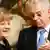 Angela Merkel visita a Mario Monti en Roma.