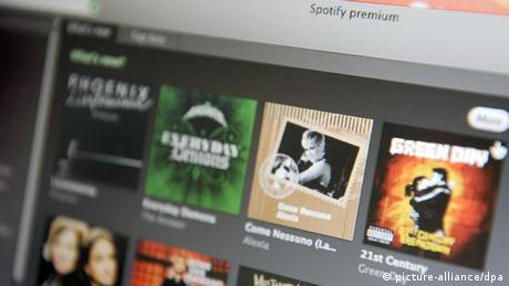 Spotify Musik Internet Musikportal