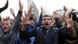 Algerian protesters chant slogans during a demonstration Algerian protesters chant slogans during a demonstration