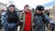 epa03150558 Russian riot police push away a shouting participant of an opposition rally outside the offices of the Russian TV company 'NTV' near the Ostankino television tower in Moscow, Russia, 18 March 2012. Supporters of various opposition parties gathered for a rally against the 'pro-Kremlin NTV channel' which was showing a documentary which claimed that apparent opposition movement activists were paying money to their supporters to attend in anti-Putin rallies during the recent Russian presidential election. EPA/SERGEI ILNITSKY epa03150558 Russian riot police push away a shouting participant of an opposition rally outside the offices of the Russian TV company 'NTV' near the Ostankino television tower in Moscow, Russia, 18 March 2012. Supporters of various opposition parties gathered for a rally against the 'pro-Kremlin NTV channel' which was showing a documentary which claimed that apparent opposition movement activists were paying money to their supporters to attend in anti-Putin rallies during the recent Russian presidential election. EPA/SERGEI ILNITSKY