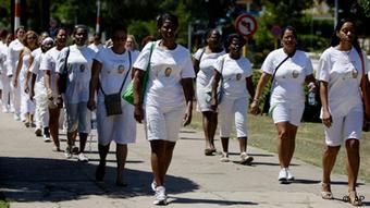 Kuba Havanna Protest Protestmarsch Damas de Blanco Dissidenten
