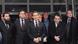 French President and UMP party candidate for the 2012 presidential election Nicolas Sarkozy, center, speaks in front of the Ozar Hatorah Jewish school following a shooting incident, alongside France's Education Minister Luc Chatel, third from left, France's Jewish central Consistory Joel Mergui, second from right, and Head of Representative Council of French Jewish Institutions (CRIF) Richard Pasquier, left, in Toulouse, southwestern France, Monday, March 19, 2012. A motorcycle gunman opened fire Monday in front of a Jewish school in the French city of Toulouse, killing a rabbi, his two small sons and one other child, the prosecutor's office said. (Foto:Eric Cabanis, Pool/AP/dapd) French President and UMP party candidate for the 2012 presidential election Nicolas Sarkozy, center, speaks in front of the Ozar Hatorah Jewish school following a shooting incident, alongside France's Education Minister Luc Chatel, third from left, France's Jewish central Consistory Joel Mergui, second from right, and Head of Representative Council of French Jewish Institutions (CRIF) Richard Pasquier, left, in Toulouse, southwestern France, Monday, March 19, 2012. A motorcycle gunman opened fire Monday in front of a Jewish school in the French city of Toulouse, killing a rabbi, his two small sons and one other child, the prosecutor's office said. (Foto:Eric Cabanis, Pool/AP/dapd)