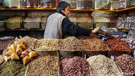 Verkauf von Nüssen in Teheran Iran