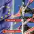 Symbolbild Europa Europaflagge mit Wegweiser zu Hauptstädten in Europa