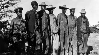 Namibia Geschichte Deutsch-Südwestafrika Gefangene Hereros
