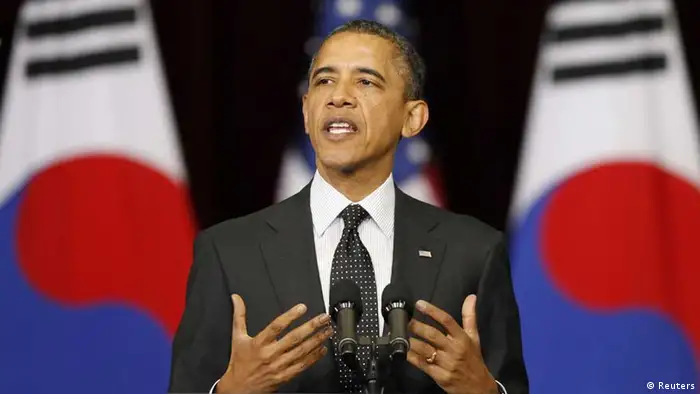 奥巴马在第二届核安全峰会上表示对朝鲜没有敌意