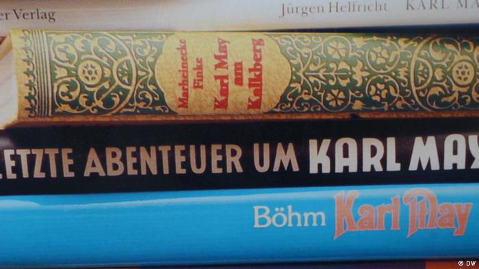 بخشی از چاپ تازه‌ی کتاب‌‌‌های کارل مای