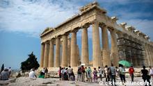 Griechenland Akropolis Athen Touristen