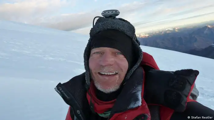 Stefan Neslter auf etwa 7000 Metern Höhe