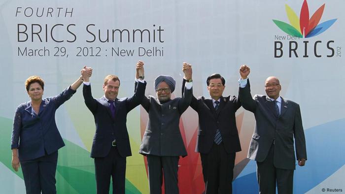 Cumbre de los BRICS en Nueva Delhi en marzo de 2012