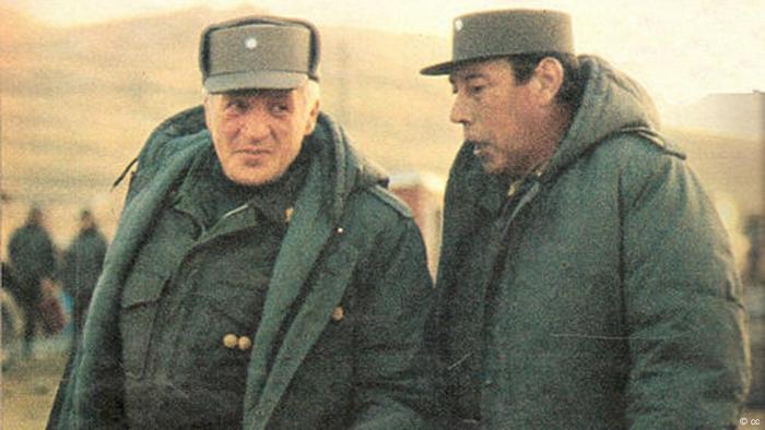 Leopoldo Galitieri und Mario Menéndez