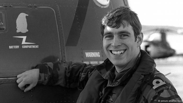 Falklandkrieg Prinz Andrew als Hubschrauberpilot