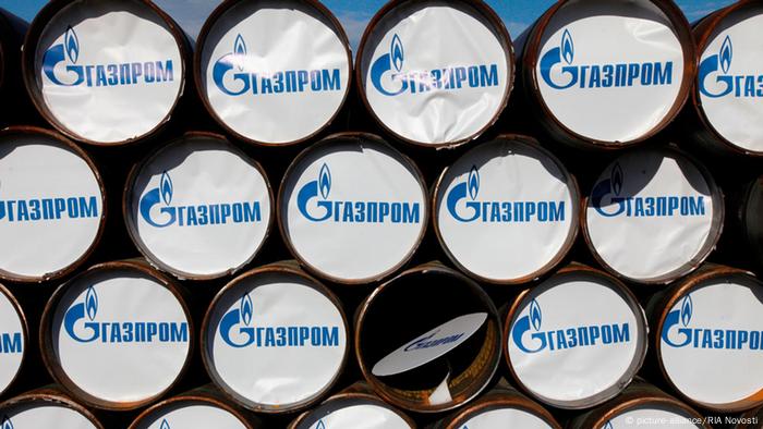 Варели с логото на Газпром