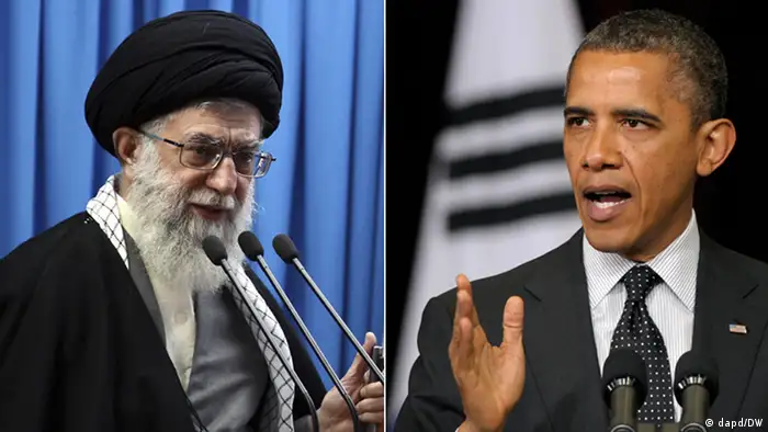 Kombibild Ajatollah Ali Chamenei Barack Obama