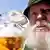 Bavarian drinking beer