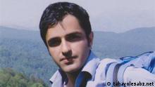 Zia Nabavi ist ein iranischer Student, der im Gefängnis und im Hungerstreik ist. Rechteeinräumung: lizenzfrei, tahavolesabz, Undatierte Aufnahme, Eingestellt 13.04.2012 Quelle: http://www.tahavolesabz.net/item/37219