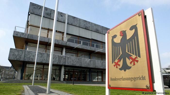 Gebäude des Bundesverfassungsgerichts BVG in Karlsruhe