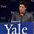 Shahrukh Khan at Yale University: SRK giving lecture, 13.04.2012; Copyright: Michael Marsland/Yale University