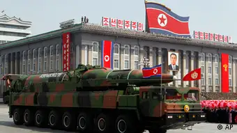 Nordkorea Militärparade 100. Geburtstag Kim Il Sung