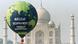 Greenpeace balloon next to the Taj Mahal Greenpeace balloon next to the Taj Mahal