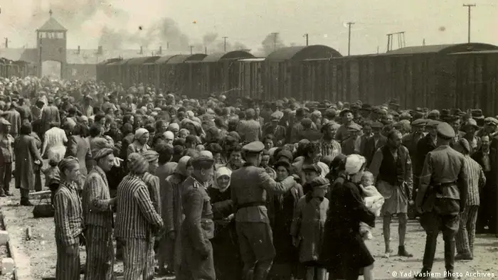 Auschwitz-Birkenau 1944 Ankunft Juden