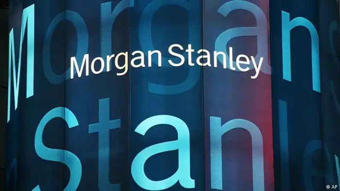 USA Wirtschaft Morgan Stanley Logo in New York 