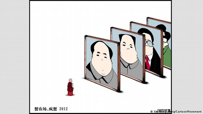 Tibet Karikaturen