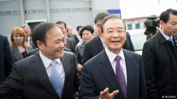 Wen Jiabao Premier Minister China zu Besuch in Schweden