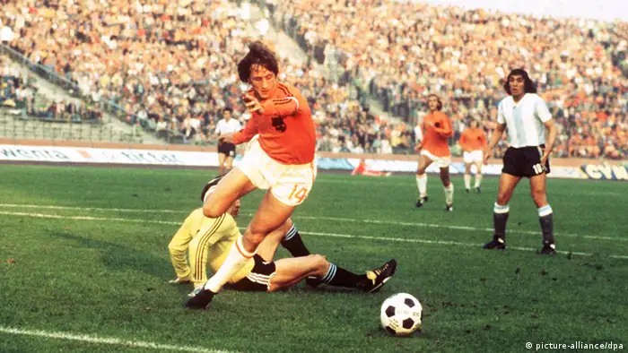 Fußball-WM '74 Niederlande - Argentinien 4:0 Johann Cruyff